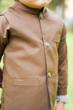 Tortilla Brown Waistcoat Suit - EW25