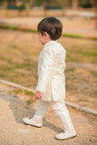 Pearl White Open shervani -S23