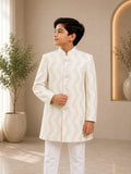 White Smoke Sherwani S37
