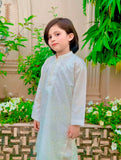 White chicken Kurta Trouser - KE 001