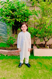 White chicken Kurta Trouser - KE 001