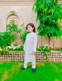 White chicken Kurta Trouser - KE 001