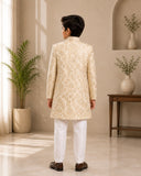 Cream Goldenrod Sherwani S30