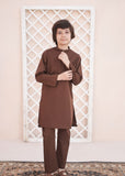 Wood Brown Kurta Trouser KT 22