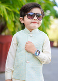 powder blue waistcoat suit EW20