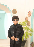Festive black waistcoat suit EW 24