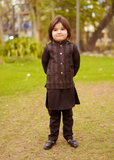 Brown Waistcoat Suit EW51
