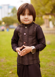 Brown Waistcoat Suit EW51