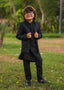 Black Open Prince coat suit - p19