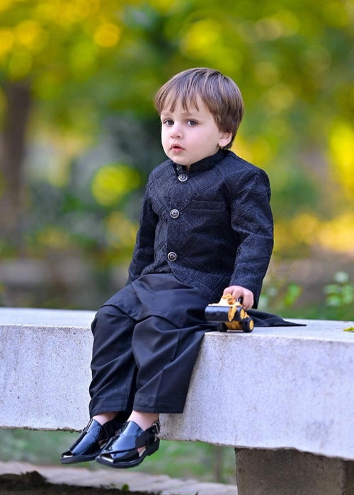 Black Prince coat suit - P 10