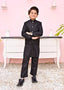 Black Prince coat suit - P1