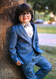 5pcs Blue suit (Coat+Pant+waistcoat+Shirt+Bow) - CPS 003