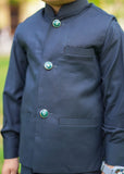 Denim Blue Waistcoat Suit - EW 26