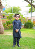 Denim Blue Waistcoat Suit - EW 26