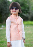 Peach Waistcoat Suit EW30