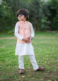 Peach Waistcoat Suit EW30