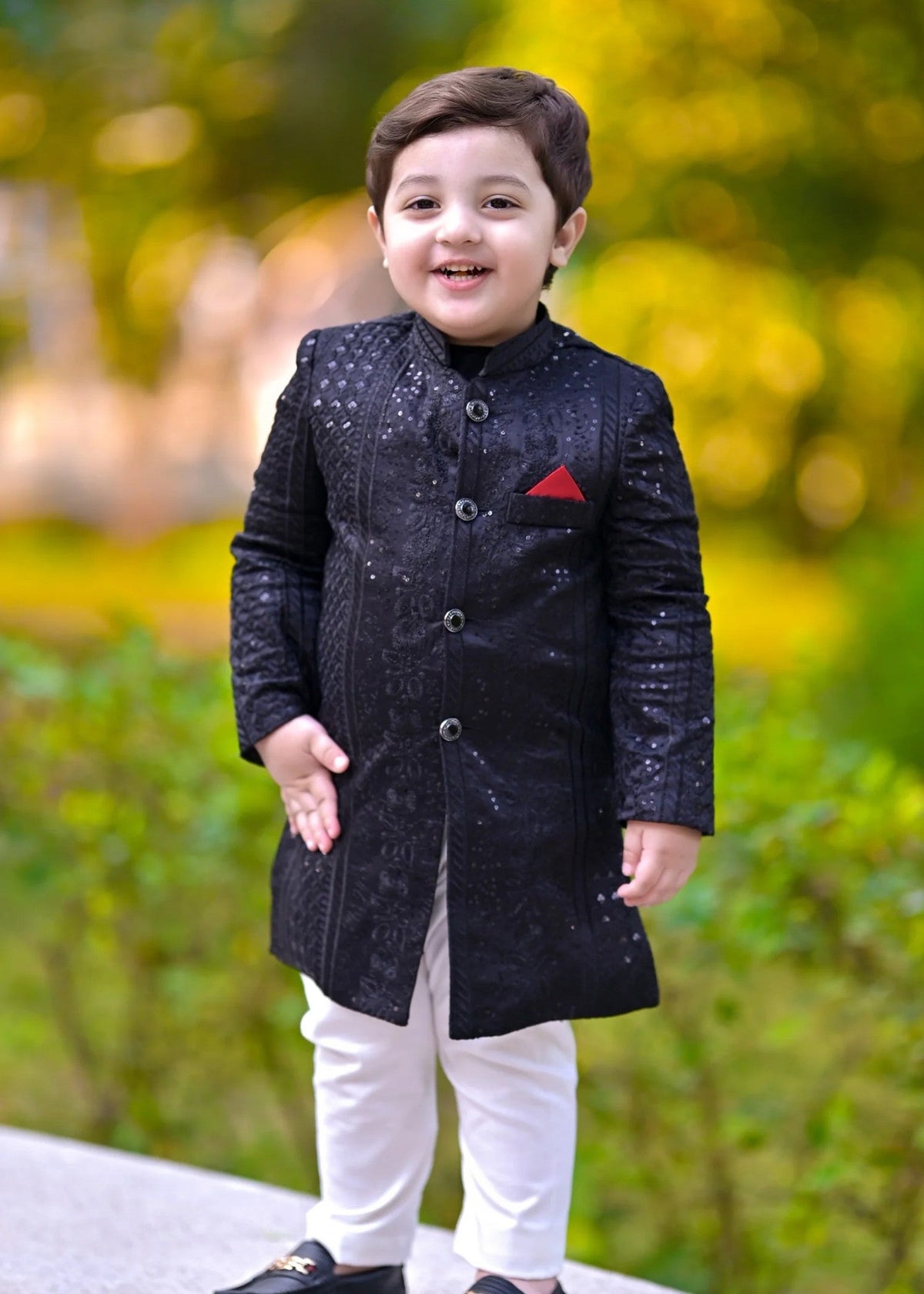 Black shervani - S4 Main image