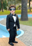 4pcs Sequence Black suit (Coat+Pant+Shirt+Bow) - SCP 007