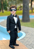 4pcs Sequence Black suit (Coat+Pant+Shirt+Bow) - SCP 007