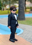 4pcs Sequence Black suit (Coat+Pant+Shirt+Bow) - SCP 007