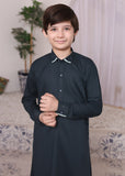 Deep Sea Green Shirt Collar Designing kurta trouser KT 45