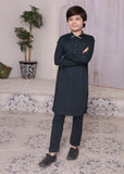 Deep Sea Green Shirt Collar Designing kurta trouser KT 45
