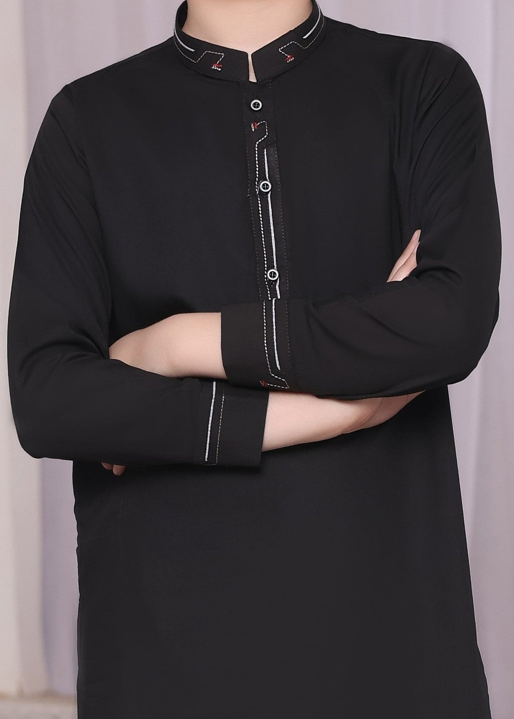 Black Designing kurta trouser KT 47