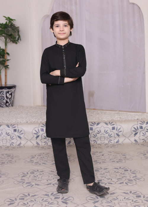 Black Designing kurta trouser KT 47