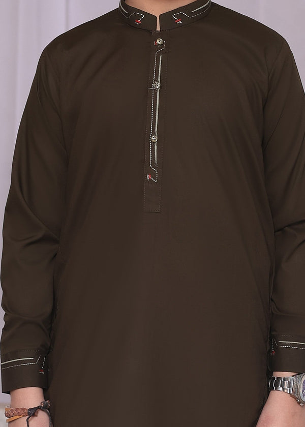 Brown Designing kurta trouser KT 48