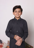 Pebble Grey Shirt Collar Designing kurta trouser KT 49