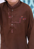 Choclate Brown Designing Kurta Trouser-AH 001