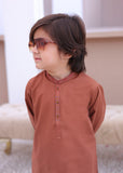 Rust Kurta Trouser-AH 009