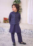 Indigo Waistcoat Suit-KC 004