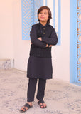 Black Waistcoat Suit-KC 014