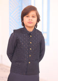 Black Waistcoat Suit-KC 014