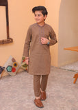 Camel Brown Kurta Trouser-AH 011