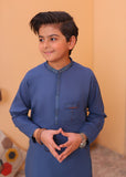 Denim Blue KurTa Trouser-AH 013
