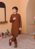Caramel Brown Kurta Trouser-AH 018