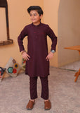 Purple Kurta Trouser-AH 019