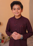 Purple Kurta Trouser-AH 019