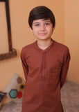 Rust Kurta Trouser-AH 020