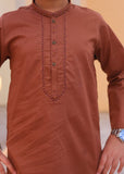 Rust Kurta Trouser-AH 024