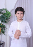 White Kurta Trouser-AH 027