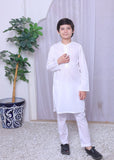 White Kurta Trouser-AH 027