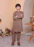Sand Brown Kurta Trouser-AH 030