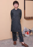 Charcoal Grey Kurta Trouser-AH 032