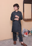 Charcoal Grey Kurta Trouser-AH 032