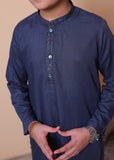 Indigo Blue Kurta Trouser-AH 033