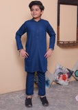 Neon Blue Kurta Trouser -AH 038