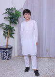 Pearl White Kurta Trouser-AH 029